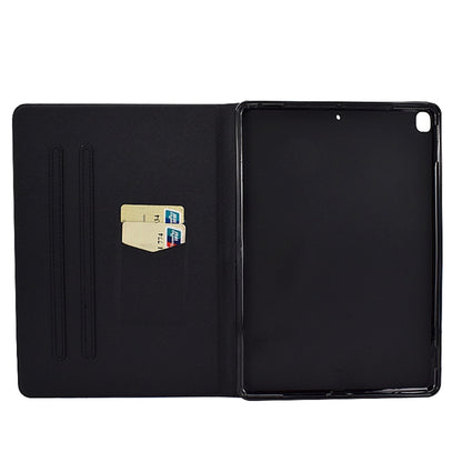Black TPU flip tablet case interior with card slot pocket