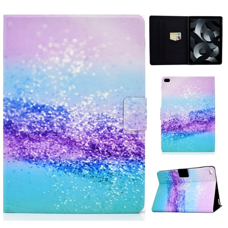 Watercolor landscape folio case with card slot and sleep/wake function for tablet