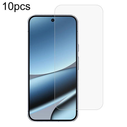 Tempered glass screen protector film for smartphone, clear 2.5D, 9H hardness