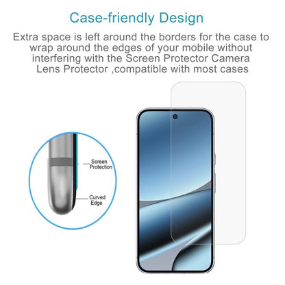 Tempered glass screen protector film, case-friendly 2.5D curved edge for phone screen