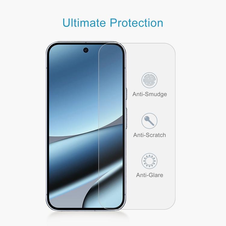 Tempered glass screen protector film with rounded 2.5D edge, anti-smudge anti-scratch