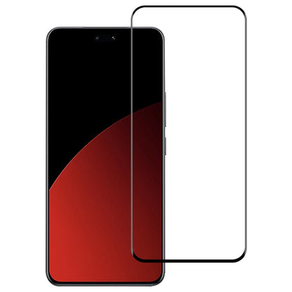 Tempered glass screen protector for smartphone with curved edge and clear finish
