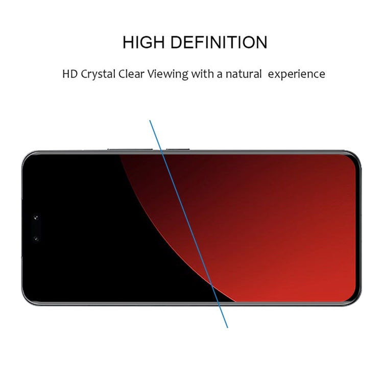Tempered glass screen protector for curved smartphone display