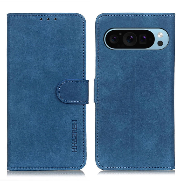 KHAZNEH Retro Texture Flip Leather Phone Case, For Google Pixel 11a, For Google Pixel 11 Pro XL, For Google Pixel 11 / 11 Pro, For Google Pixel 10a, For Google Pixel 10 Pro / 9 Pro, For Google Pixel 10 / 9, For Google Pixel 8a