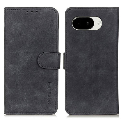 KHAZNEH Retro Texture Flip Leather Phone Case, For Google Pixel 11a, For Google Pixel 11 Pro XL, For Google Pixel 11 / 11 Pro, For Google Pixel 10a, For Google Pixel 10 Pro / 9 Pro, For Google Pixel 10 / 9, For Google Pixel 8a