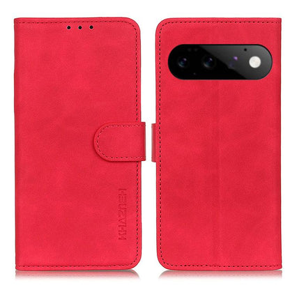 KHAZNEH Retro Texture Flip Leather Phone Case, For Google Pixel 11a, For Google Pixel 11 Pro XL, For Google Pixel 11 / 11 Pro, For Google Pixel 10a, For Google Pixel 10 Pro / 9 Pro, For Google Pixel 10 / 9, For Google Pixel 8a