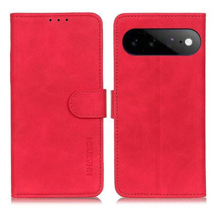 KHAZNEH Retro Texture Flip Leather Phone Case, For Google Pixel 11a, For Google Pixel 11 Pro XL, For Google Pixel 11 / 11 Pro, For Google Pixel 10a, For Google Pixel 10 Pro / 9 Pro, For Google Pixel 10 / 9, For Google Pixel 8a