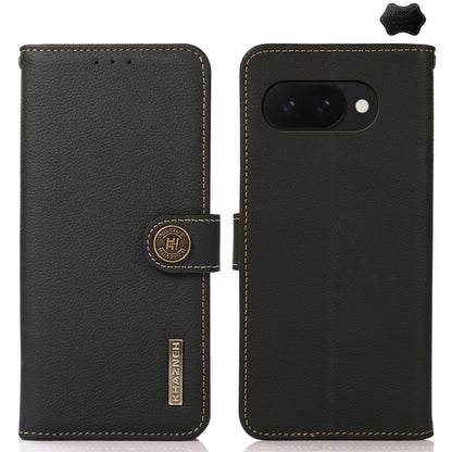 KHAZNEH Custer Genuine Leather RFID Phone Case, For Google Pixel 11 Pro XL, For Google Pixel 11, For Google Pixel 11 Pro, For Google Pixel 10a, For Google Pixel 9a, For Google Pixel 9 Pro, For Google Pixel 9, For Google Pixel 8a
