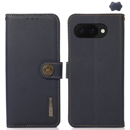 KHAZNEH Custer Genuine Leather RFID Phone Case, For Google Pixel 11 Pro XL, For Google Pixel 11, For Google Pixel 11 Pro, For Google Pixel 10a, For Google Pixel 9a, For Google Pixel 9 Pro, For Google Pixel 9, For Google Pixel 8a