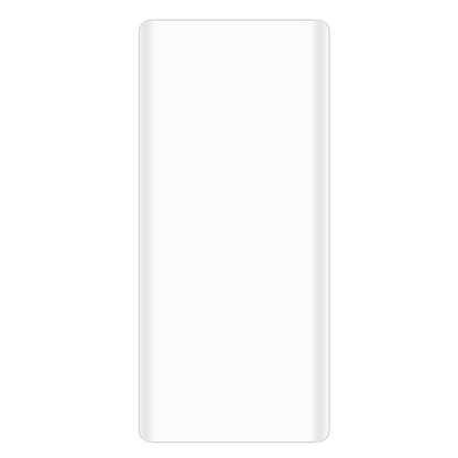 Curved UV tempered glass screen protector sheet, clear with rounded edges