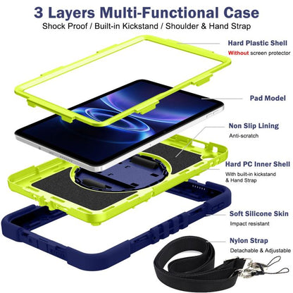 360 Degree Rotation PC Contrast Silicone Tablet Case, For Xiaomi Redmi Pad 2 SE 9.7 2026, For Xiaomi Redmi Pad 2, For Xiaomi Pad 7 / 7 Pro, For Redmi Pad SE 8.7 4G, For Xiaomi Redmi Pad SE, For Xiaomi Pad 6