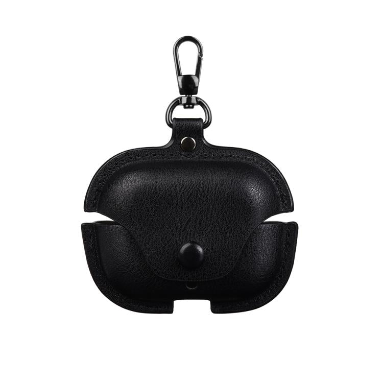 Business Leather Earphone Protective Case with Hook, For Huawei FreeBuds Pro 5 / 4 / 3, For Huawei FreeClip 2, For Huawei FreeBuds SE 4 ANC, For Huawei FreeBuds 7i, For Huawei FreeClip