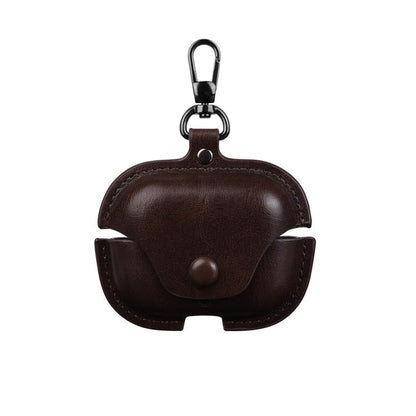 Business Leather Earphone Protective Case with Hook, For Huawei FreeBuds Pro 5 / 4 / 3, For Huawei FreeClip 2, For Huawei FreeBuds SE 4 ANC, For Huawei FreeBuds 7i, For Huawei FreeClip
