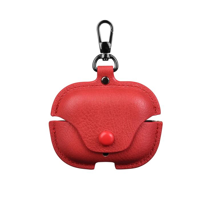 Business Leather Earphone Protective Case with Hook, For Huawei FreeBuds Pro 5 / 4 / 3, For Huawei FreeClip 2, For Huawei FreeBuds SE 4 ANC, For Huawei FreeBuds 7i, For Huawei FreeClip