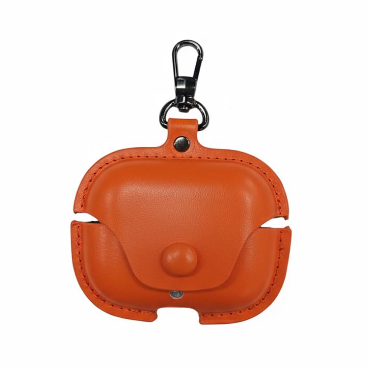 Business Leather Earphone Protective Case with Hook, For Huawei FreeBuds Pro 5 / 4 / 3, For Huawei FreeClip 2, For Huawei FreeBuds SE 4 ANC, For Huawei FreeBuds 7i, For Huawei FreeClip