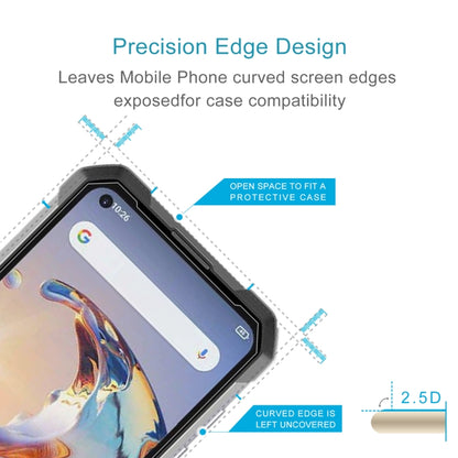 0.26mm 9H 2.5D Tempered Glass Film, For Unihertz TANK / TANK 2 / 3