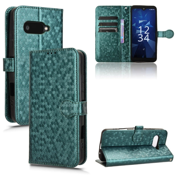 Honeycomb Dot Texture Leather Phone Case, For Kyocera Digno SX5 KC-S306, For Kyocera Torgue G07, For Kyocera Digno SX4 / BX3, For Kyocera Torque G06 KYG03