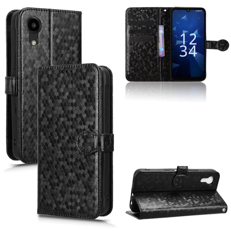 Honeycomb Dot Texture Leather Phone Case, For Kyocera Digno SX5 KC-S306, For Kyocera Torgue G07, For Kyocera Digno SX4 / BX3, For Kyocera Torque G06 KYG03