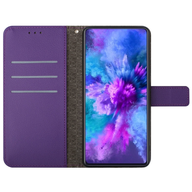 Rhombic Grid Texture Leather Phone Case, For OPPO A79 5G, For OPPO A59 5G