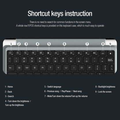 Nillkin Backlit Version Bumper Combo Keyboard Case, For Samsung Galaxy Tab S9 FE+, For Samsung Galaxy Tab S9 / S9 5G, For Samsung Galaxy Tab S9+ / S9+ 5G