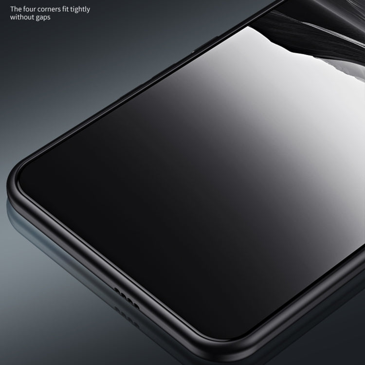 Dark black frosted metal phone case with slim edge and corner protection