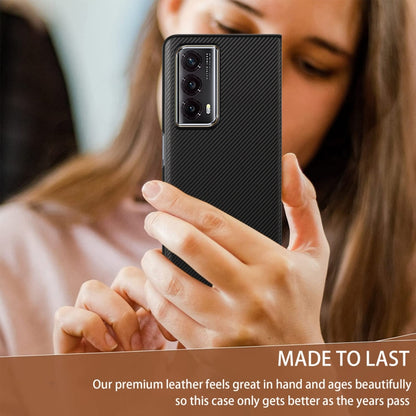 ViLi TC Series Kevlar Carbon Fiber Texture Phone Case, For Honor Magic V2 RSR Porsche Design, For Honor Magic Vs2, For Honor Magic V2