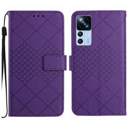 Rhombic Grid Texture Leather Phone Case, For Xiaomi 13 Ultra, For Xiaomi Redmi Note 12 4G Global, For Xiaomi Redmi A1 / A2, For Xiaomi Redmi 11A / Poco C55, For Xiaomi Redmi Note 12 Pro+ India, For Xiaomi Redmi Note 12 Pro India                        ...