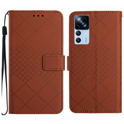 Rhombic Grid Texture Leather Phone Case, For Xiaomi 13 Ultra, For Xiaomi Redmi Note 12 4G Global, For Xiaomi Redmi A1 / A2, For Xiaomi Redmi 11A / Poco C55, For Xiaomi Redmi Note 12 Pro+ India, For Xiaomi Redmi Note 12 Pro India                        ...