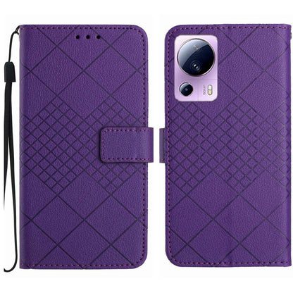 Rhombic Grid Texture Leather Phone Case, For Xiaomi 13 Ultra, For Xiaomi Redmi Note 12 4G Global, For Xiaomi Redmi A1 / A2, For Xiaomi Redmi 11A / Poco C55, For Xiaomi Redmi Note 12 Pro+ India, For Xiaomi Redmi Note 12 Pro India                        ...