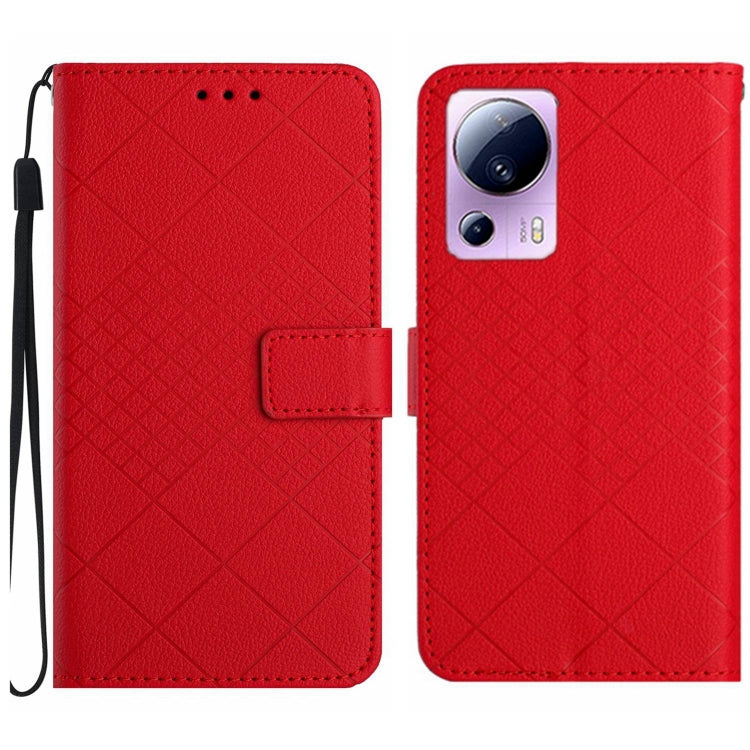 Rhombic Grid Texture Leather Phone Case, For Xiaomi 13 Ultra, For Xiaomi Redmi Note 12 4G Global, For Xiaomi Redmi A1 / A2, For Xiaomi Redmi 11A / Poco C55, For Xiaomi Redmi Note 12 Pro+ India, For Xiaomi Redmi Note 12 Pro India                        ...