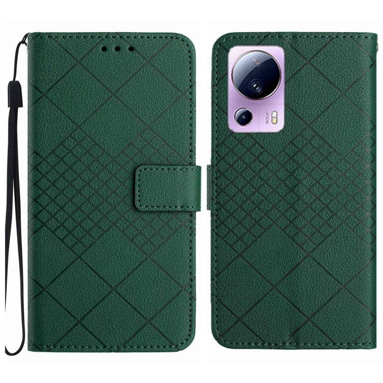 Rhombic Grid Texture Leather Phone Case, For Xiaomi 13 Ultra, For Xiaomi Redmi Note 12 4G Global, For Xiaomi Redmi A1 / A2, For Xiaomi Redmi 11A / Poco C55, For Xiaomi Redmi Note 12 Pro+ India, For Xiaomi Redmi Note 12 Pro India                        ...