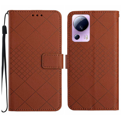 Rhombic Grid Texture Leather Phone Case, For Xiaomi 13 Ultra, For Xiaomi Redmi Note 12 4G Global, For Xiaomi Redmi A1 / A2, For Xiaomi Redmi 11A / Poco C55, For Xiaomi Redmi Note 12 Pro+ India, For Xiaomi Redmi Note 12 Pro India                        ...