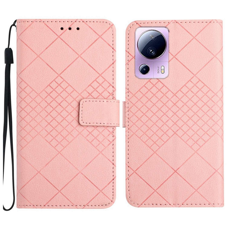 Rhombic Grid Texture Leather Phone Case, For Xiaomi 13 Ultra, For Xiaomi Redmi Note 12 4G Global, For Xiaomi Redmi A1 / A2, For Xiaomi Redmi 11A / Poco C55, For Xiaomi Redmi Note 12 Pro+ India, For Xiaomi Redmi Note 12 Pro India                        ...