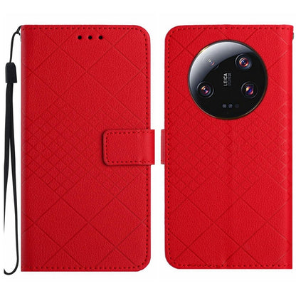 Rhombic Grid Texture Leather Phone Case, For Xiaomi 13 Ultra, For Xiaomi Redmi Note 12 4G Global, For Xiaomi Redmi A1 / A2, For Xiaomi Redmi 11A / Poco C55, For Xiaomi Redmi Note 12 Pro+ India, For Xiaomi Redmi Note 12 Pro India                        ...