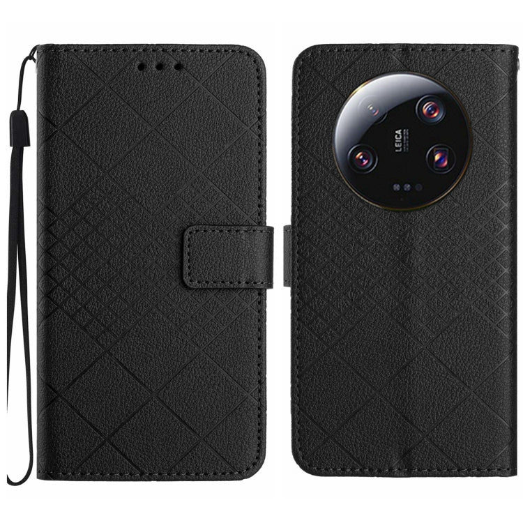 Rhombic Grid Texture Leather Phone Case, For Xiaomi 13 Ultra, For Xiaomi Redmi Note 12 4G Global, For Xiaomi Redmi A1 / A2, For Xiaomi Redmi 11A / Poco C55, For Xiaomi Redmi Note 12 Pro+ India, For Xiaomi Redmi Note 12 Pro India                        ...