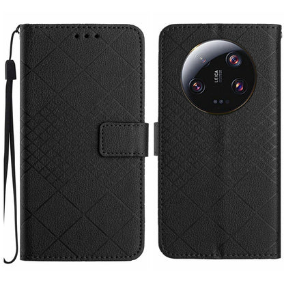 Rhombic Grid Texture Leather Phone Case, For Xiaomi 13 Ultra, For Xiaomi Redmi Note 12 4G Global, For Xiaomi Redmi A1 / A2, For Xiaomi Redmi 11A / Poco C55, For Xiaomi Redmi Note 12 Pro+ India, For Xiaomi Redmi Note 12 Pro India                        ...
