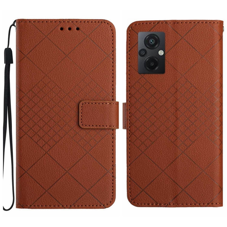Rhombic Grid Texture Leather Phone Case, For Xiaomi 13 Ultra, For Xiaomi Redmi Note 12 4G Global, For Xiaomi Redmi A1 / A2, For Xiaomi Redmi 11A / Poco C55, For Xiaomi Redmi Note 12 Pro+ India, For Xiaomi Redmi Note 12 Pro India                        ...