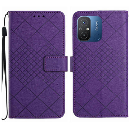 Rhombic Grid Texture Leather Phone Case, For Xiaomi 13 Ultra, For Xiaomi Redmi Note 12 4G Global, For Xiaomi Redmi A1 / A2, For Xiaomi Redmi 11A / Poco C55, For Xiaomi Redmi Note 12 Pro+ India, For Xiaomi Redmi Note 12 Pro India                        ...