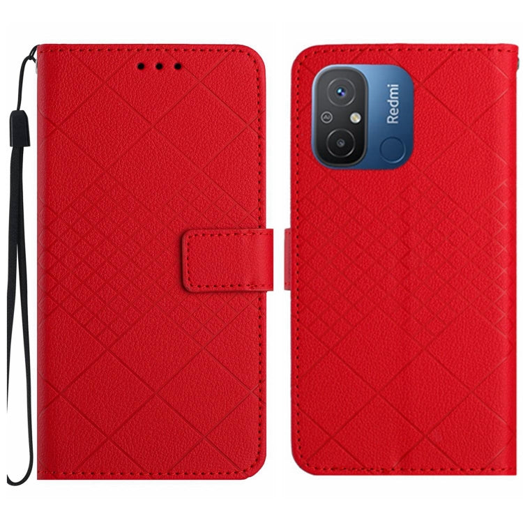 Rhombic Grid Texture Leather Phone Case, For Xiaomi 13 Ultra, For Xiaomi Redmi Note 12 4G Global, For Xiaomi Redmi A1 / A2, For Xiaomi Redmi 11A / Poco C55, For Xiaomi Redmi Note 12 Pro+ India, For Xiaomi Redmi Note 12 Pro India                        ...