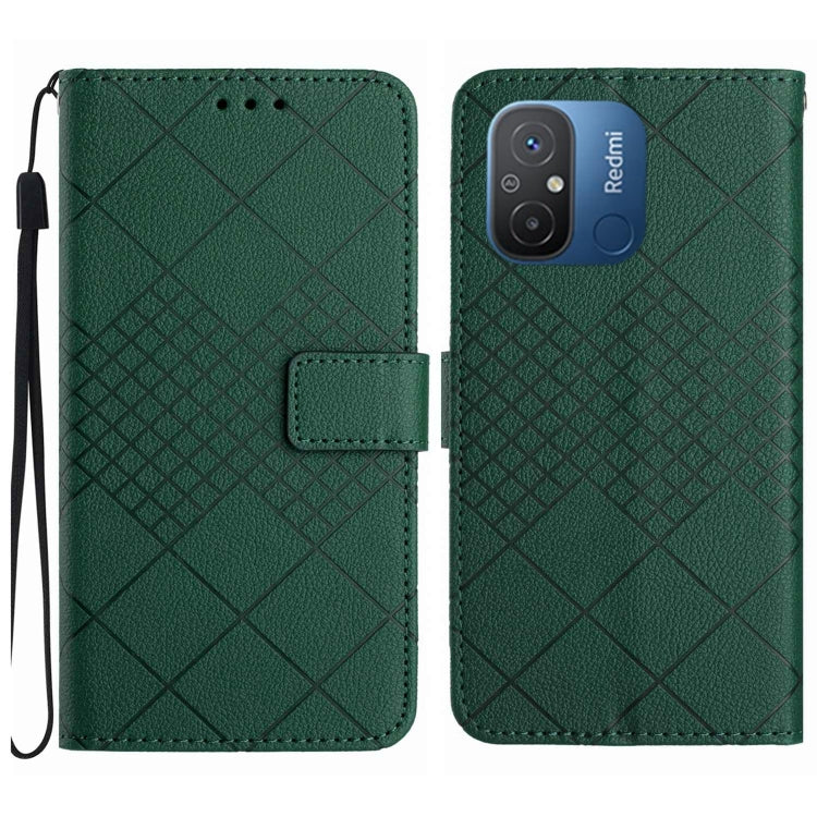 Rhombic Grid Texture Leather Phone Case, For Xiaomi 13 Ultra, For Xiaomi Redmi Note 12 4G Global, For Xiaomi Redmi A1 / A2, For Xiaomi Redmi 11A / Poco C55, For Xiaomi Redmi Note 12 Pro+ India, For Xiaomi Redmi Note 12 Pro India                        ...