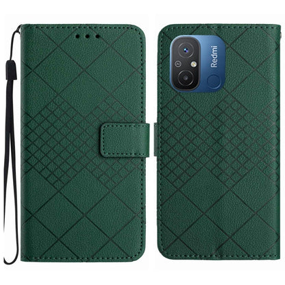 Rhombic Grid Texture Leather Phone Case, For Xiaomi 13 Ultra, For Xiaomi Redmi Note 12 4G Global, For Xiaomi Redmi A1 / A2, For Xiaomi Redmi 11A / Poco C55, For Xiaomi Redmi Note 12 Pro+ India, For Xiaomi Redmi Note 12 Pro India                        ...