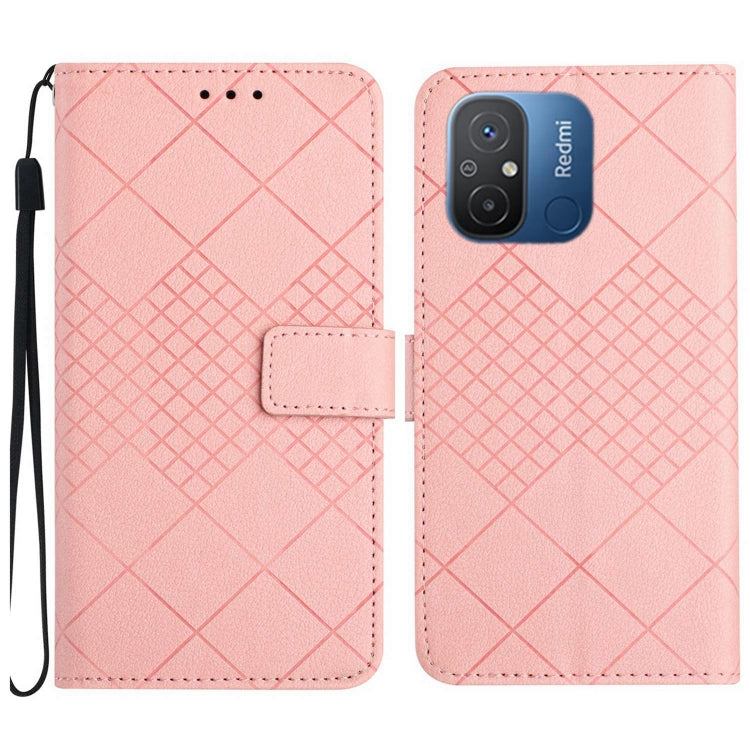 Rhombic Grid Texture Leather Phone Case, For Xiaomi 13 Ultra, For Xiaomi Redmi Note 12 4G Global, For Xiaomi Redmi A1 / A2, For Xiaomi Redmi 11A / Poco C55, For Xiaomi Redmi Note 12 Pro+ India, For Xiaomi Redmi Note 12 Pro India                        ...