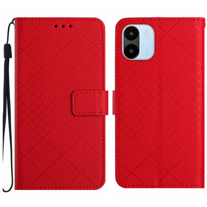 Rhombic Grid Texture Leather Phone Case, For Xiaomi 13 Ultra, For Xiaomi Redmi Note 12 4G Global, For Xiaomi Redmi A1 / A2, For Xiaomi Redmi 11A / Poco C55, For Xiaomi Redmi Note 12 Pro+ India, For Xiaomi Redmi Note 12 Pro India                        ...