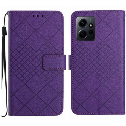 Rhombic Grid Texture Leather Phone Case, For Xiaomi 13 Ultra, For Xiaomi Redmi Note 12 4G Global, For Xiaomi Redmi A1 / A2, For Xiaomi Redmi 11A / Poco C55, For Xiaomi Redmi Note 12 Pro+ India, For Xiaomi Redmi Note 12 Pro India                        ...