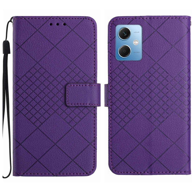 Rhombic Grid Texture Leather Phone Case, For Xiaomi 13 Ultra, For Xiaomi Redmi Note 12 4G Global, For Xiaomi Redmi A1 / A2, For Xiaomi Redmi 11A / Poco C55, For Xiaomi Redmi Note 12 Pro+ India, For Xiaomi Redmi Note 12 Pro India                        ...