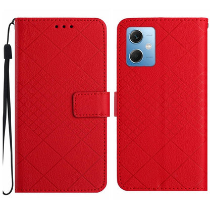 Rhombic Grid Texture Leather Phone Case, For Xiaomi 13 Ultra, For Xiaomi Redmi Note 12 4G Global, For Xiaomi Redmi A1 / A2, For Xiaomi Redmi 11A / Poco C55, For Xiaomi Redmi Note 12 Pro+ India, For Xiaomi Redmi Note 12 Pro India                        ...