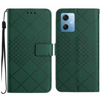 Rhombic Grid Texture Leather Phone Case, For Xiaomi 13 Ultra, For Xiaomi Redmi Note 12 4G Global, For Xiaomi Redmi A1 / A2, For Xiaomi Redmi 11A / Poco C55, For Xiaomi Redmi Note 12 Pro+ India, For Xiaomi Redmi Note 12 Pro India                        ...