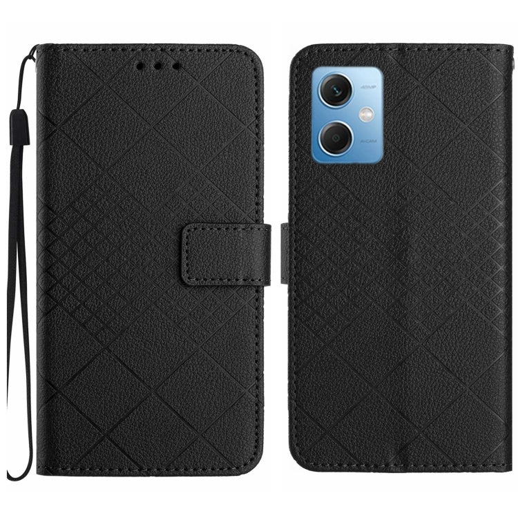 Rhombic Grid Texture Leather Phone Case, For Xiaomi 13 Ultra, For Xiaomi Redmi Note 12 4G Global, For Xiaomi Redmi A1 / A2, For Xiaomi Redmi 11A / Poco C55, For Xiaomi Redmi Note 12 Pro+ India, For Xiaomi Redmi Note 12 Pro India                        ...
