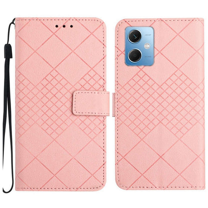 Rhombic Grid Texture Leather Phone Case, For Xiaomi 13 Ultra, For Xiaomi Redmi Note 12 4G Global, For Xiaomi Redmi A1 / A2, For Xiaomi Redmi 11A / Poco C55, For Xiaomi Redmi Note 12 Pro+ India, For Xiaomi Redmi Note 12 Pro India                        ...
