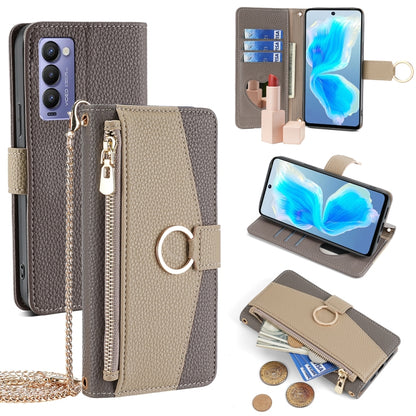 Crossbody Litchi Texture Leather Phone Case, For Tecno Pova Curve 2 5G, For Tecno Camon 50 Pro 4G, For Tecno Camon 50 4G, For Tecno Pova Slim 5G, For Tecno Pova 7 Pro, For Tecno Pova 7 5G, For Tecno Spark 40 Pro+ 4G, For Tecno Spark 40 Pro 4G          ...